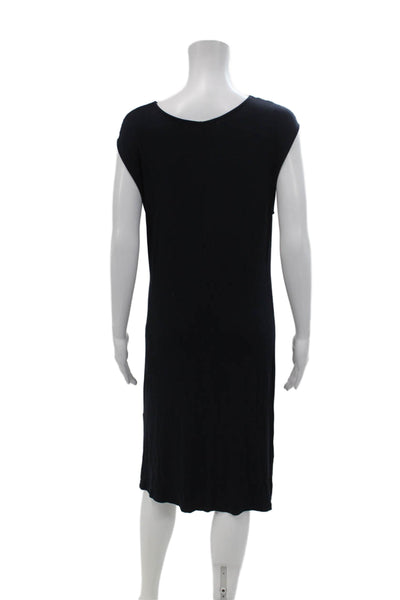 Michael Michael Kors Womens Sleeveless V-Neck Knee Length Dress Blue Size M