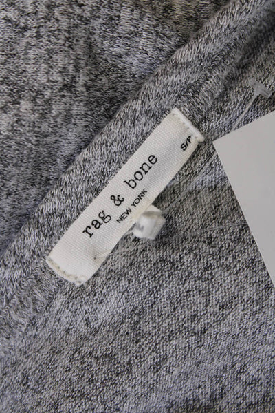 Rag & Bone Womens Long Sleeve Scoop Neck Knit Sweatshirt Gray Size Small