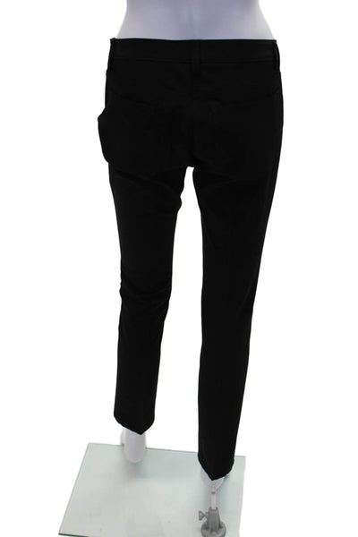 Theory Womens Five Pocket Flat Front Straight Legged Pants Black Size 2