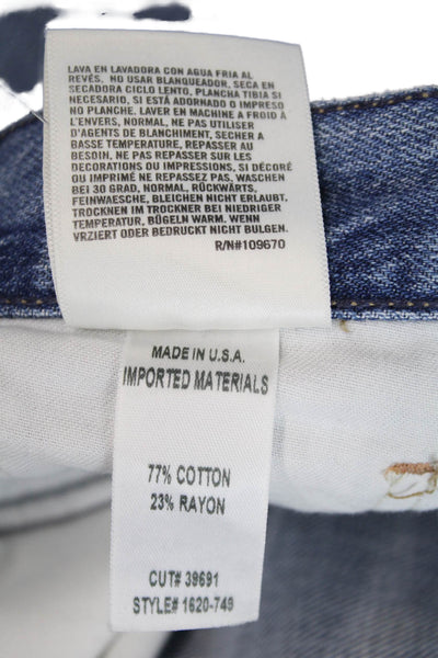 Citizens of Humanity Womens Cotton Blend Button Fly Denim Jeans Blue Size 26