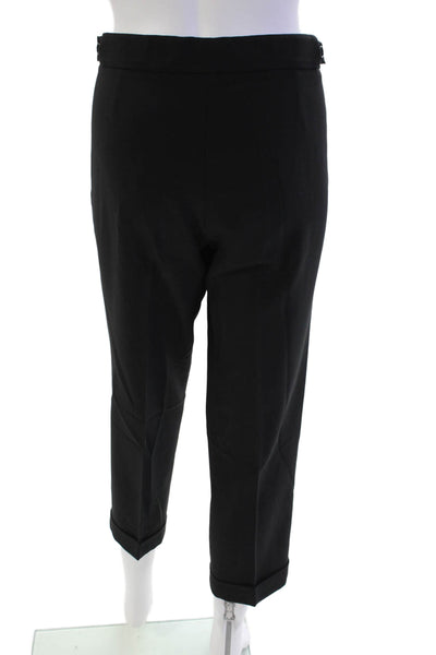 Theory Womens Four Pocket Low-Rise Straight Leg Pants Trousers Black Size 8