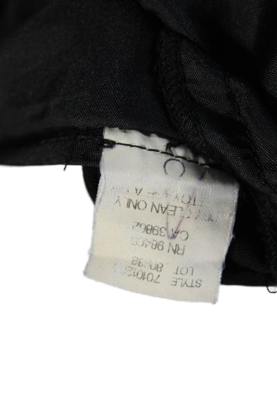 Theory Womens Wool Four Pocket Low-Rise Straight Leg Pants Trousers Black Size 8