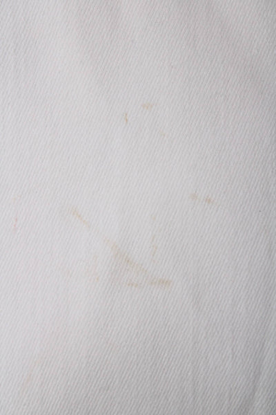 L Agence Womens Zipper Fly High Rise Selma Boot Cut Jeans White Denim Size 25