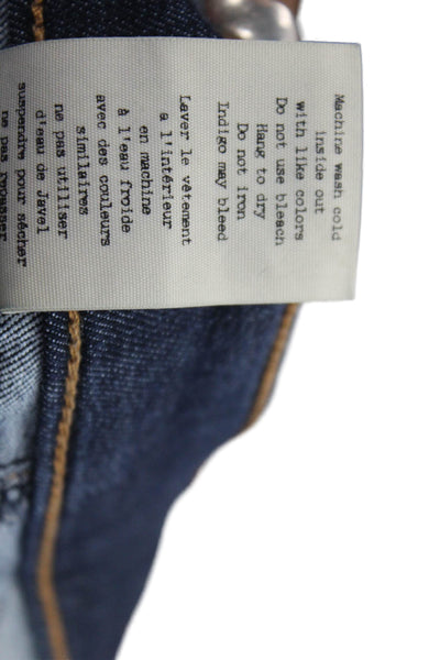 Rag & Bone Jean Womens High Rise Dark Wash Skinny Jeans Blue Size 24