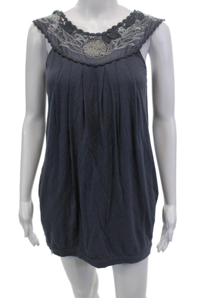 BCBGMAXAZRIA Womens Embroidered Shift Dress Shift Dress XXS