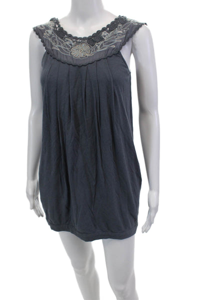 BCBGMAXAZRIA Womens Embroidered Shift Dress Shift Dress XXS