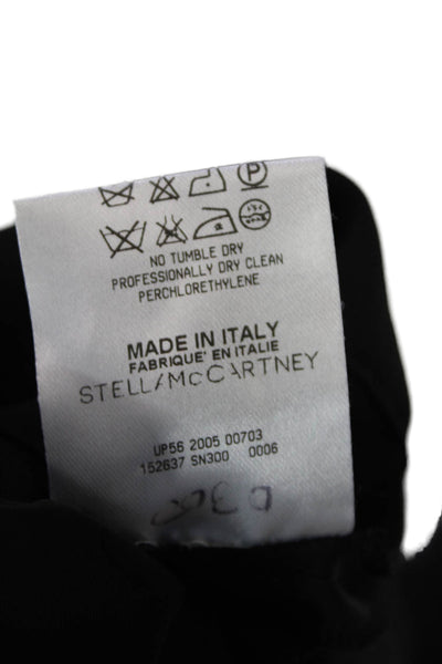 Stella McCartney Womens Sleeveless V-neck Lined Short Dress Black Size M