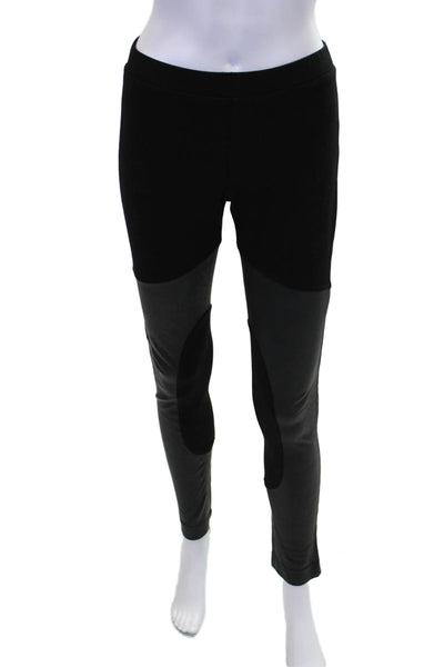 Haute Hippie Womens Leather Leg Design Skinny Leggings Black Size XS