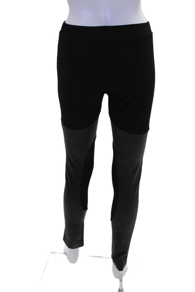 Haute Hippie Womens Leather Leg Design Skinny Leggings Black Size XS