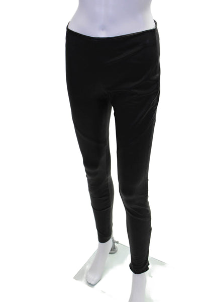 Rag & Bone Womens Textured Zip Lined Skinny Leg Sleek Pants Black Size 2