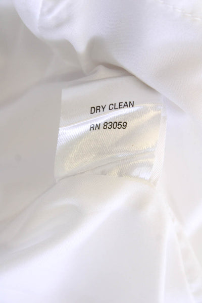 Drew Womens Side Zip Sleeveless Scoop Neck Amira Top White Size Extra Small