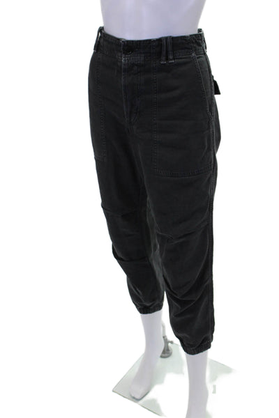 Citizens of Humanity Womens Cotton 4 Pocket High-Rise Tapered Pants Navy Size 27