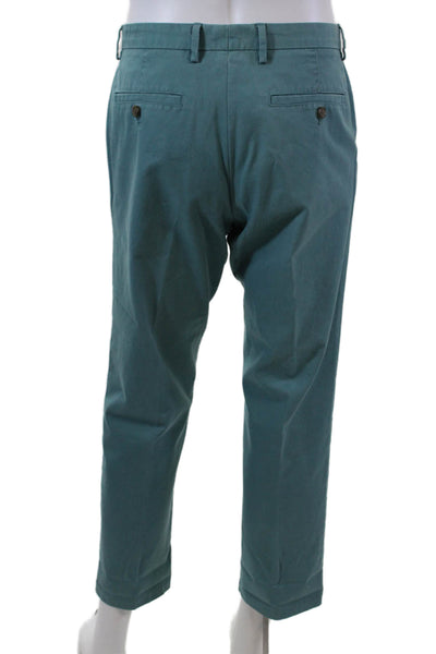 The Men's Store at Bloomingdale's Mens Cotton Straight Pants Blue Size 32