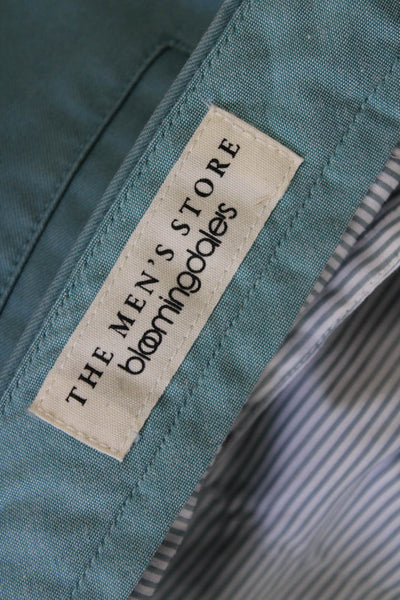 The Men's Store at Bloomingdale's Mens Cotton Straight Pants Blue Size 32