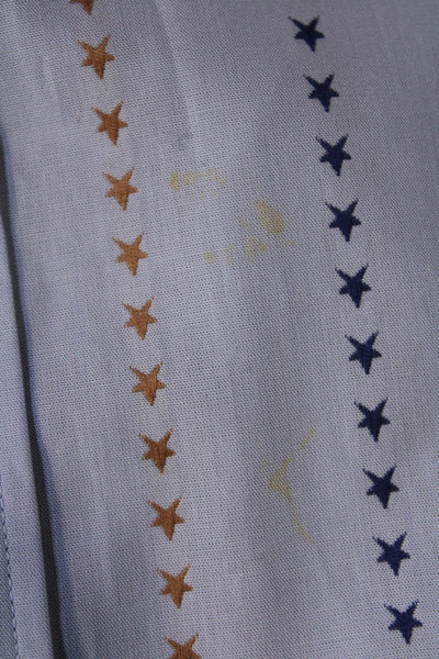 Ted Baker London Mens Cotton Geometric Collared Button-Down Shirt Blue Size 3