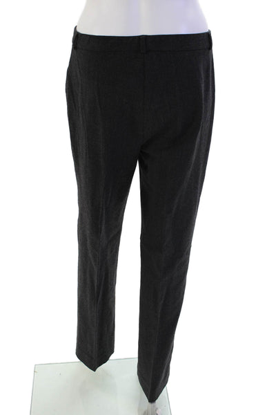 Marthe Francoise Girbaud Womens Wool Zip Button Straight Leg Pants Gray Size EUR