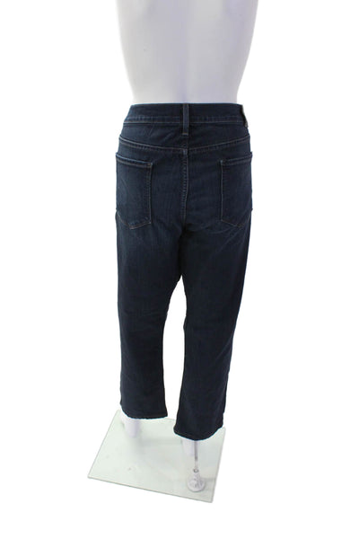 Paige Women Federal Dark Wash Straight Leg Denim Jeans Blue Size 34