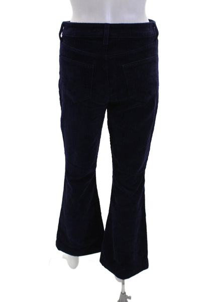 L'Agence Womens Corduroy High Rise The Affair Pants Stargazer Blue Cotton Size 2