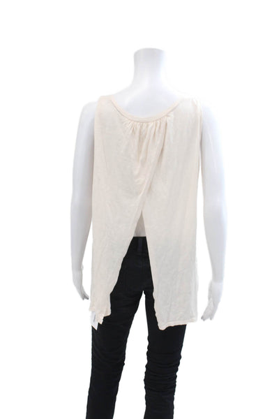 Velvet by Graham & Spencer Womens Scoop Neck Sleeveless Tank Pink Size P