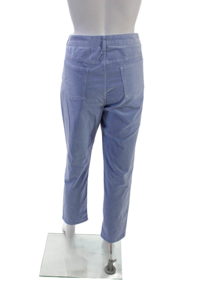 J. Mclaughlin Womens High Rise Skinny Leg Pants Ice Blue Cotton Size 14