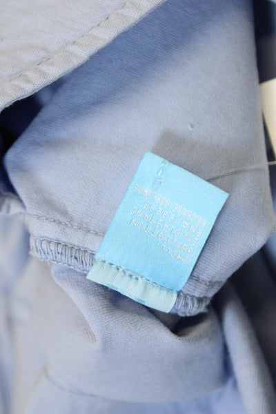 J. Mclaughlin Womens High Rise Skinny Leg Pants Ice Blue Cotton Size 14