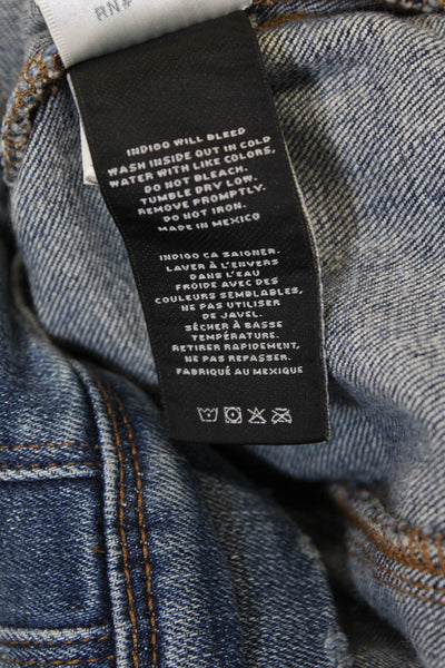 J Brand Womens Denim Button Down Surface Jacket Blue Cotton Size Small