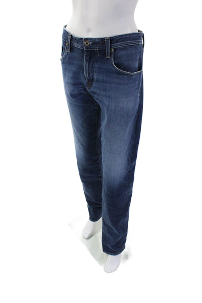 Rag & Bone Womens Cotton Zip Button Slim Fit Denim Jeans Blue Size EUR 32