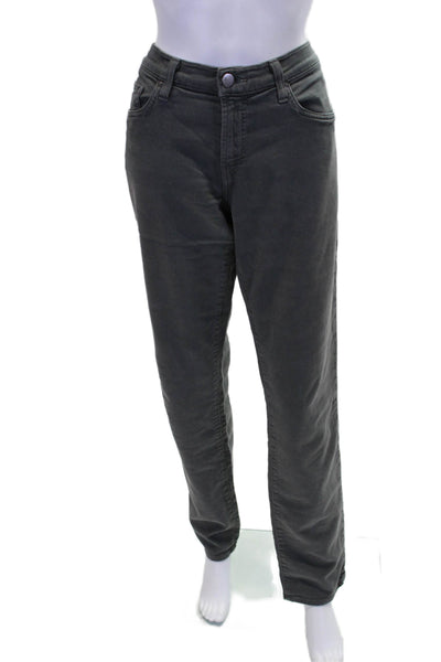 J Brand Mens Cotton Zip Button Straight Leg Pants Gray Size EUR 32