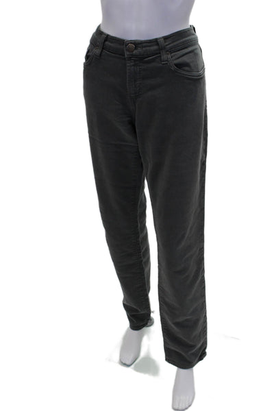 J Brand Mens Cotton Zip Button Straight Leg Pants Gray Size EUR 32