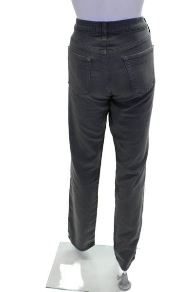 J Brand Mens Cotton Zip Button Straight Leg Pants Gray Size EUR 32
