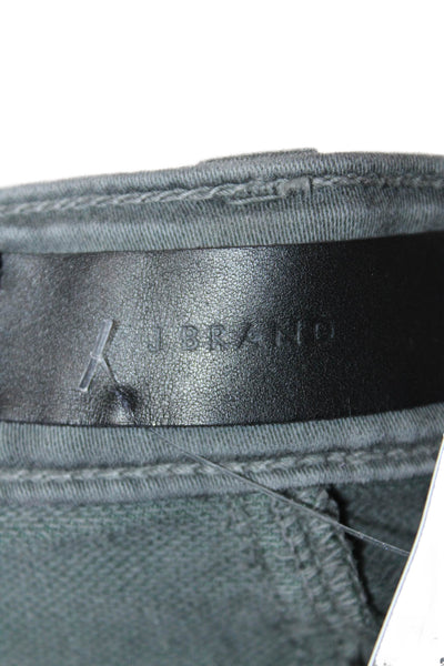J Brand Mens Cotton Zip Button Straight Leg Pants Gray Size EUR 32