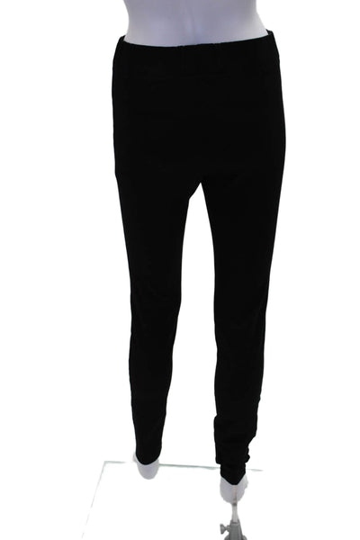 Joseph Womens Pull On High Rise Skinny Leg Pants Black Cotton Size EUR 36