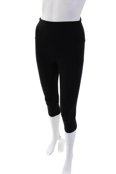 Lululemon Womens Pull On Cropped High Rise Leggings Black Size 6
