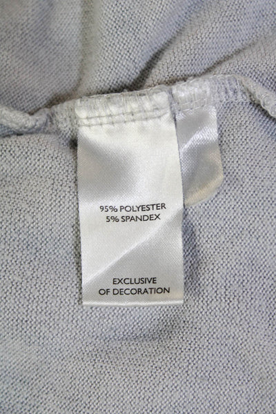 Laura Ashley Womens Tie-Dye Short Sleeve T-Shirt Mini Dress Blue Size XL
