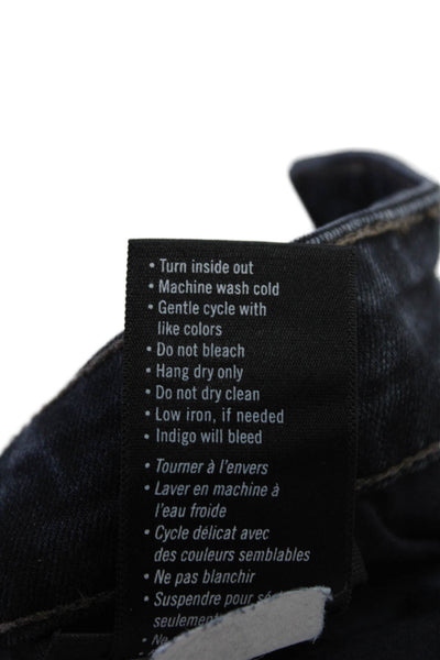 Paige Black Label Mens Croft Dark Wash Mid Rise Skinny Jeans Blue Size 31