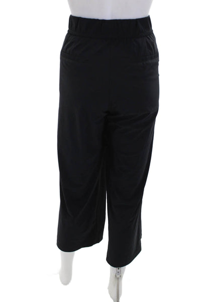 Elliott Lauren Womens Two Pocket Mid-Rise Straight Leg Pants Black Size 10