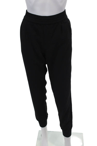Joie Womens Stretch Cuffed Skinny Mid-Rise Casual Pants Solid Black Size S