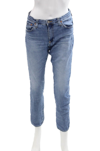 AG Adriano Goldschmied Womens The Prima Ankle Skinny Leg Jeans Blue Size 29