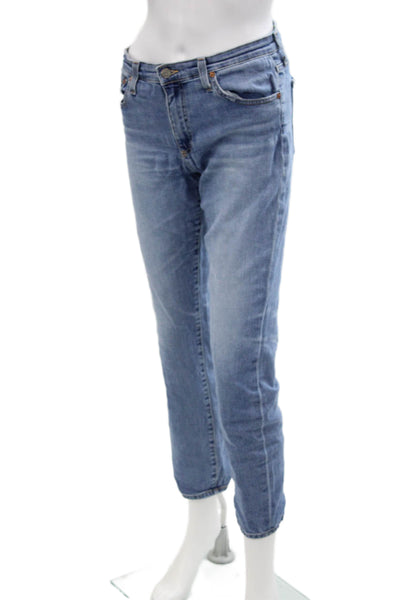 AG Adriano Goldschmied Womens The Prima Ankle Skinny Leg Jeans Blue Size 29