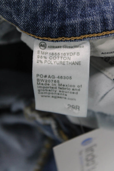 AG Adriano Goldschmied Womens The Prima Ankle Skinny Leg Jeans Blue Size 29