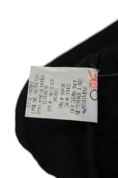 Theory Womens Tailored Fitted Zip Fly Casual Shorts Black Size 28