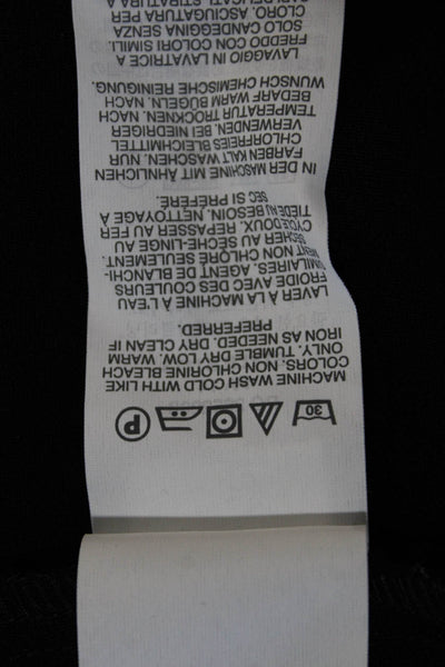 J Crew Womens Sleeveless V-Neck Single Pleat Detail Blouse Black Size 4