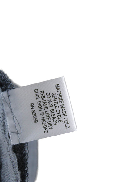 Drew Womens Montana Sleeveless Y-Neck Button-Down Tank Top Gray Size L
