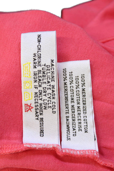 Ralph Lauren Black Label Womens Cotton Short Sleeve Polo Shirt Pink Size S