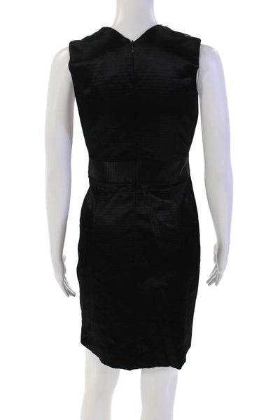 Theyskens Theory Womens V Neck Sleeveless Sheath Dress Black Size 0
