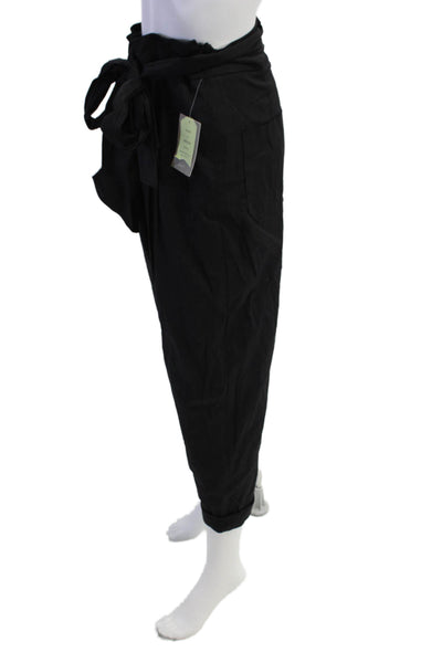 Cartonnier Anthropologie Women's Hook Closure Pleated Front Pants Black Size 12