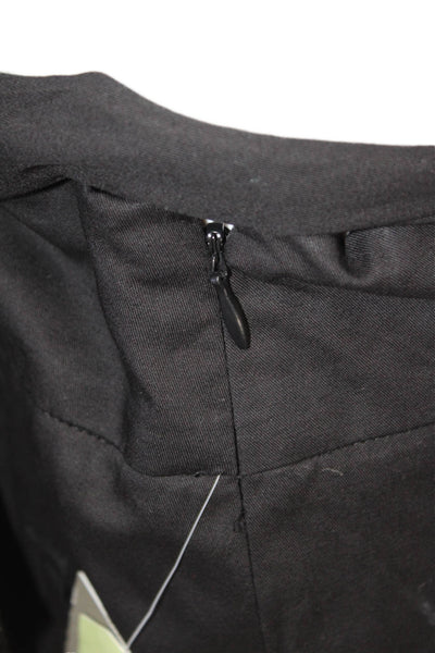Cartonnier Anthropologie Women's Hook Closure Pleated Front Pants Black Size 12