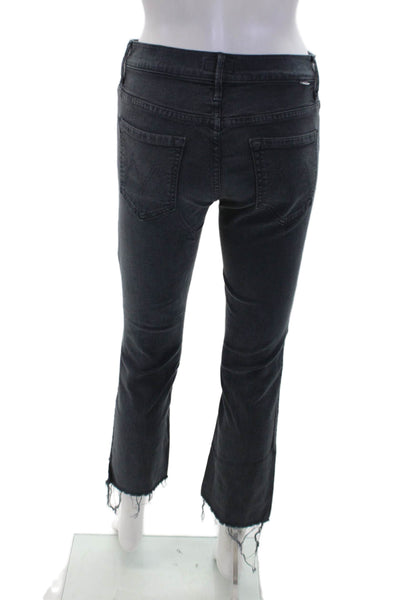 Mother Womens Cotton Blend Mid-Rise Five Pocket Skinny Jeans Blue Size 27