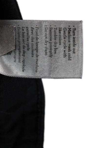 Paige Womens Cotton Denim Two Pocket Mid-Rise Skinny Jeans Black Size 28