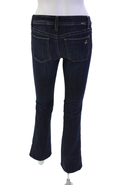 DL1961 Womens Cotton Dark Wash Mid Rise Bootcut Jeans Blue Size 24